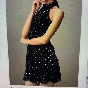 Maeve by Anthropologie  NWOT Halter Rosette Mini Dress Size XS